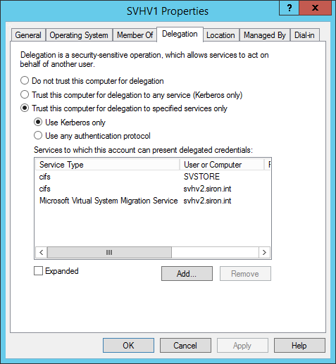 Constrained Delegation in ADUC