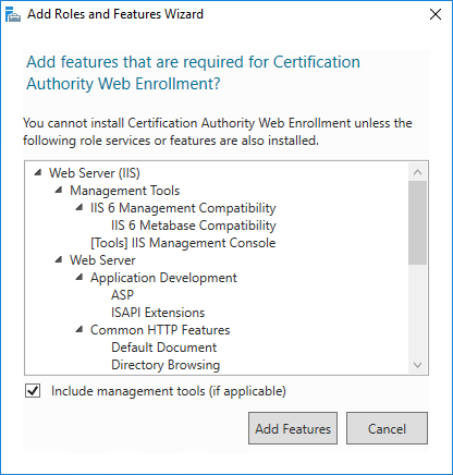certification authority web enrollment