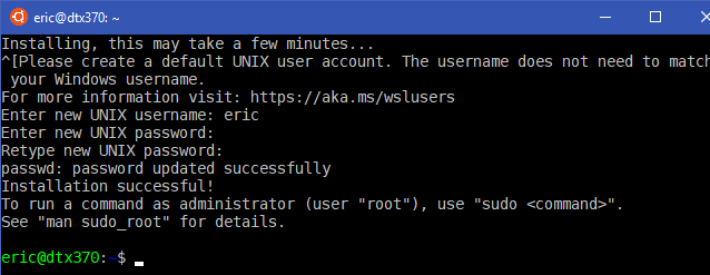 unix user account