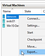 Virtual Machine Backup