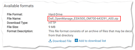 ESXi driver offline bundle
